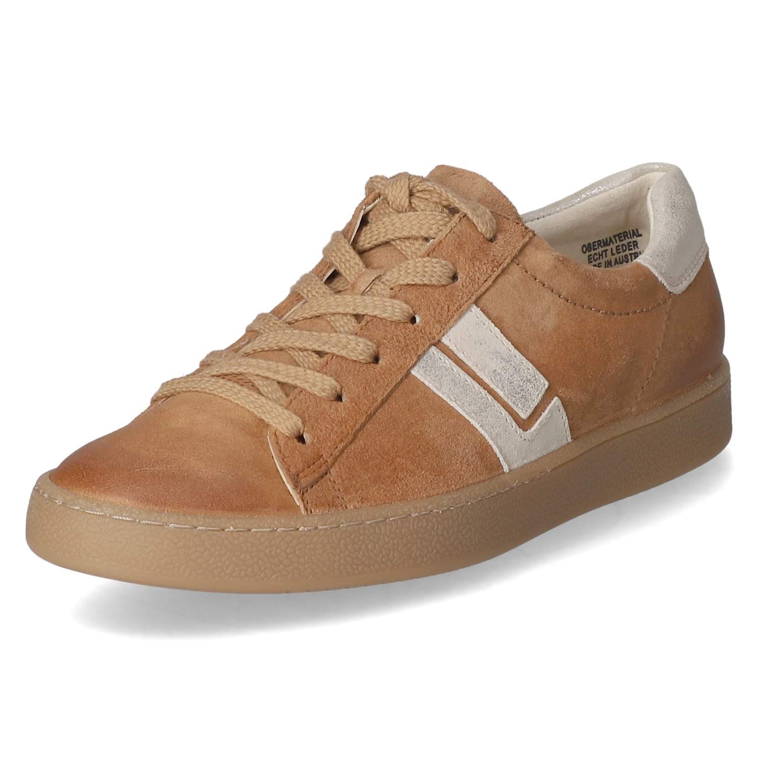 Paul Green Paul Green 5464-07 Damen Rauleder beige Schnürschuh günstig online kaufen