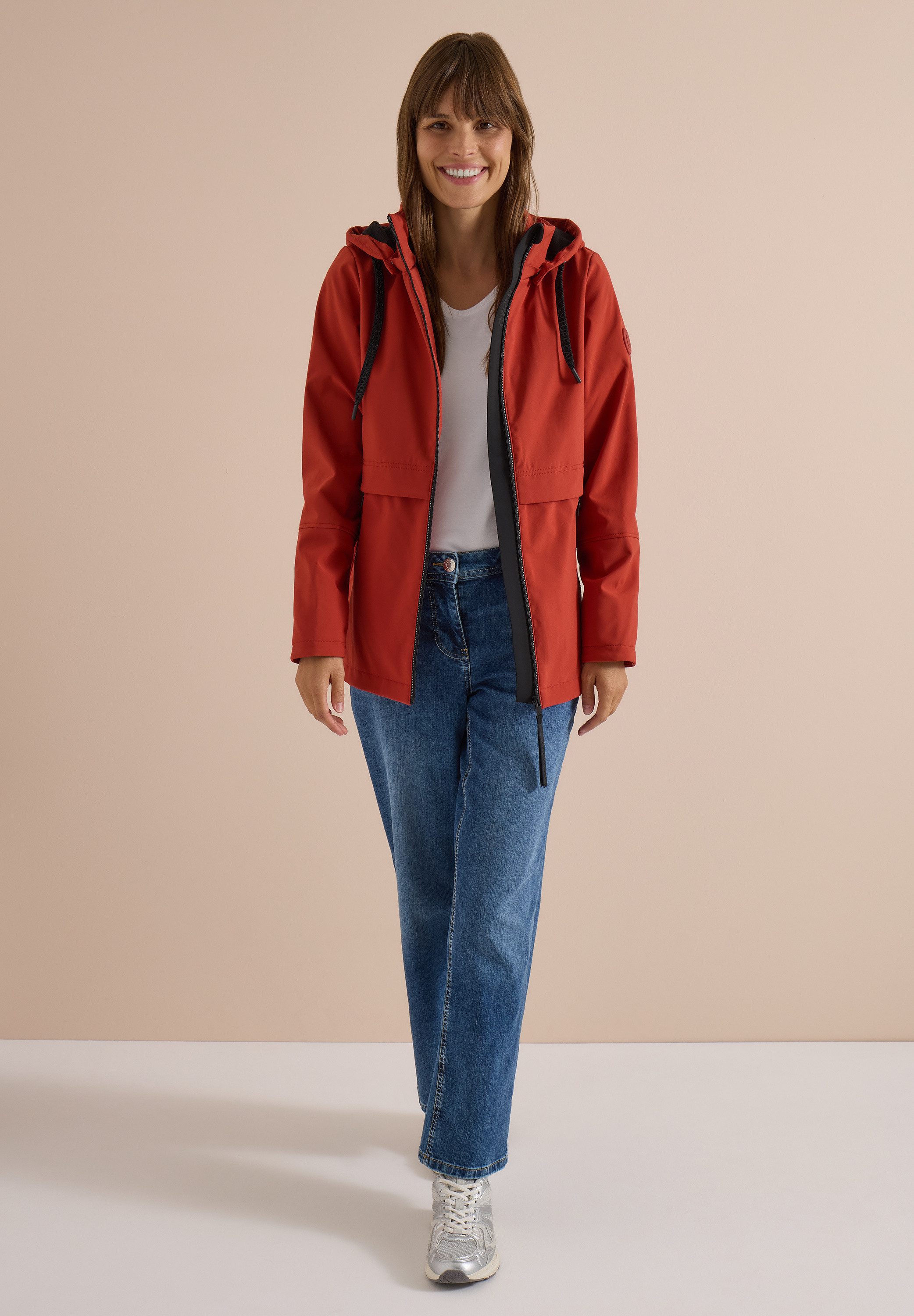 CECIL Softshelljacke in Unifarbe