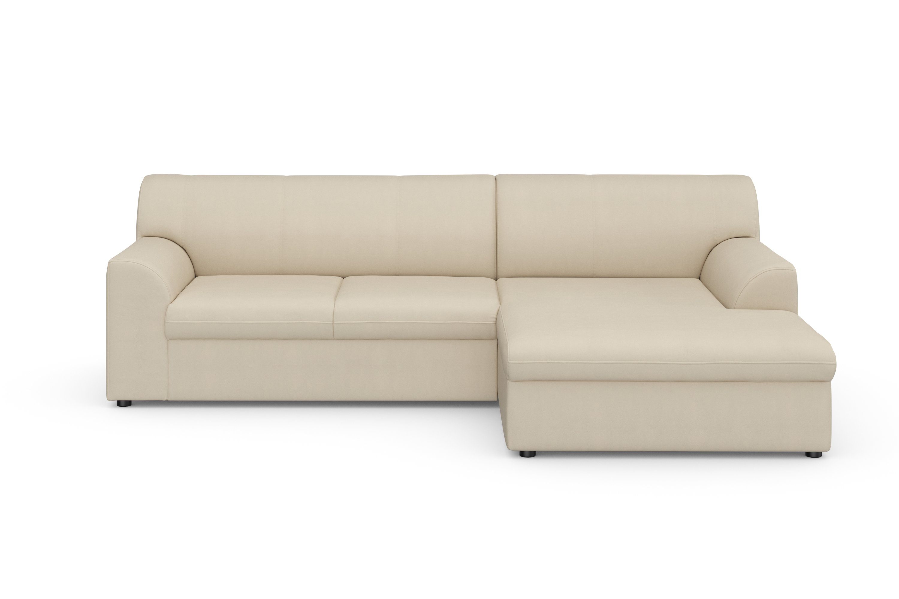 DOMO collection Ecksofa "Topper, elegant und zeitlos, kompaktes Stellmaß 24 günstig online kaufen