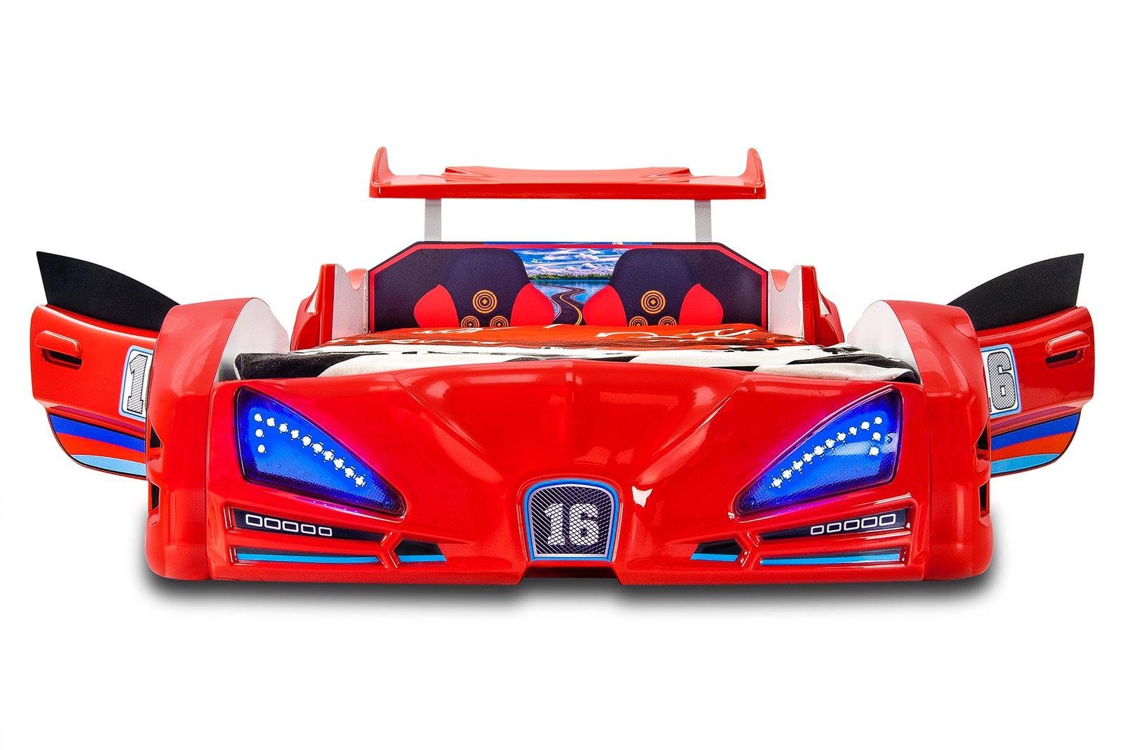 Aktürk Autobett Autobett Kinderbett VERON XRF-3 mit Türen