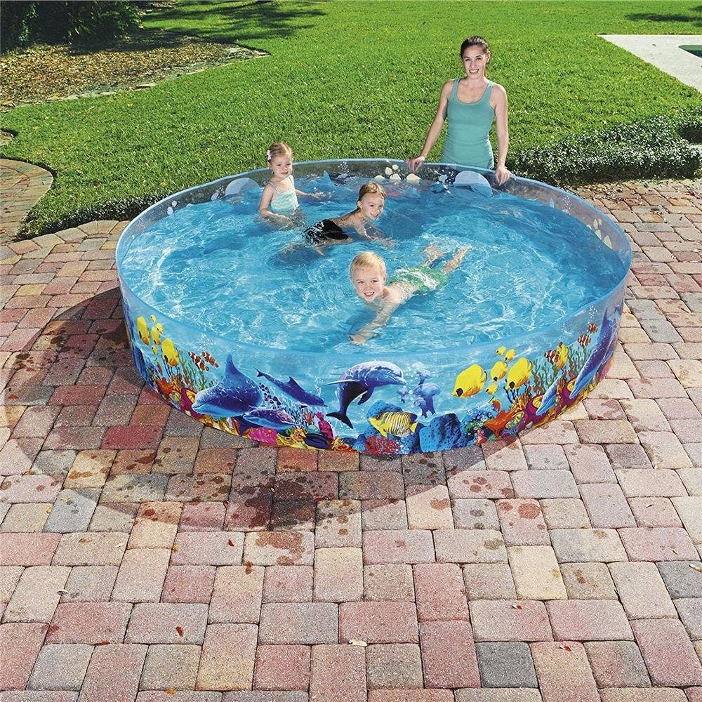 Fun 46 Fill Planschbecken Odyssey, cm, Aufstellpool, 244 für Bestway Kinder 'N x