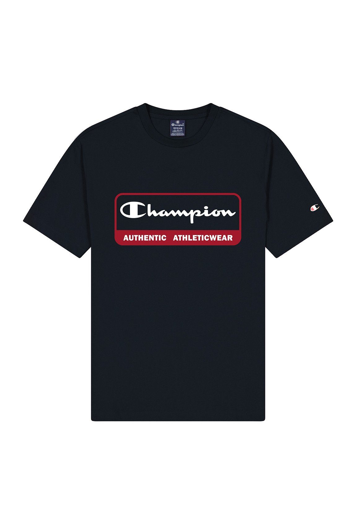 Champion T-Shirt Champion Herren T-Shirt 219165 BS501 NNY Dunkelblau