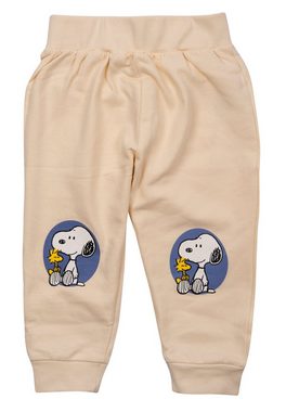United Labels® Shirt & Hose The Peanuts Baby Set Snoopy - Big Hugs Pullover mit Hose Lila Rosa