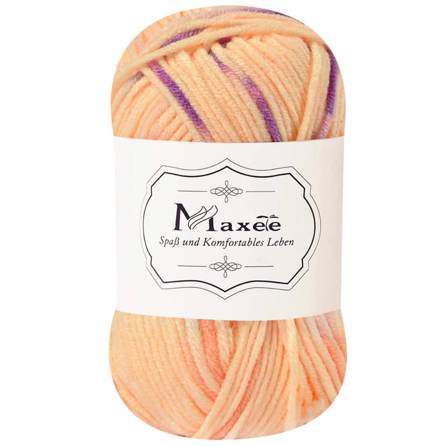 LuxusKollektion Häkelnadeln Handstrickgarn Farbverlauf bunt 50g Acryl 2,5mm