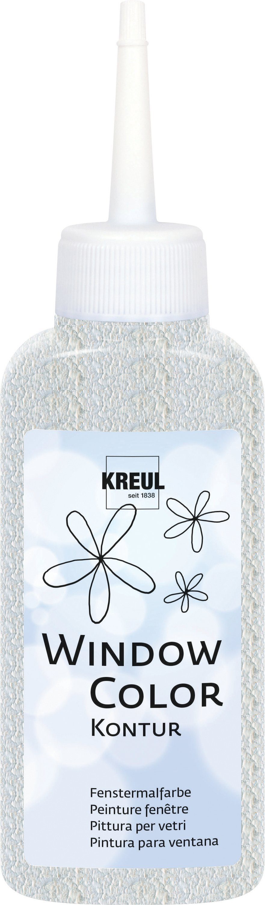 Fenstersticker, Kreul, 80 ml Transparent