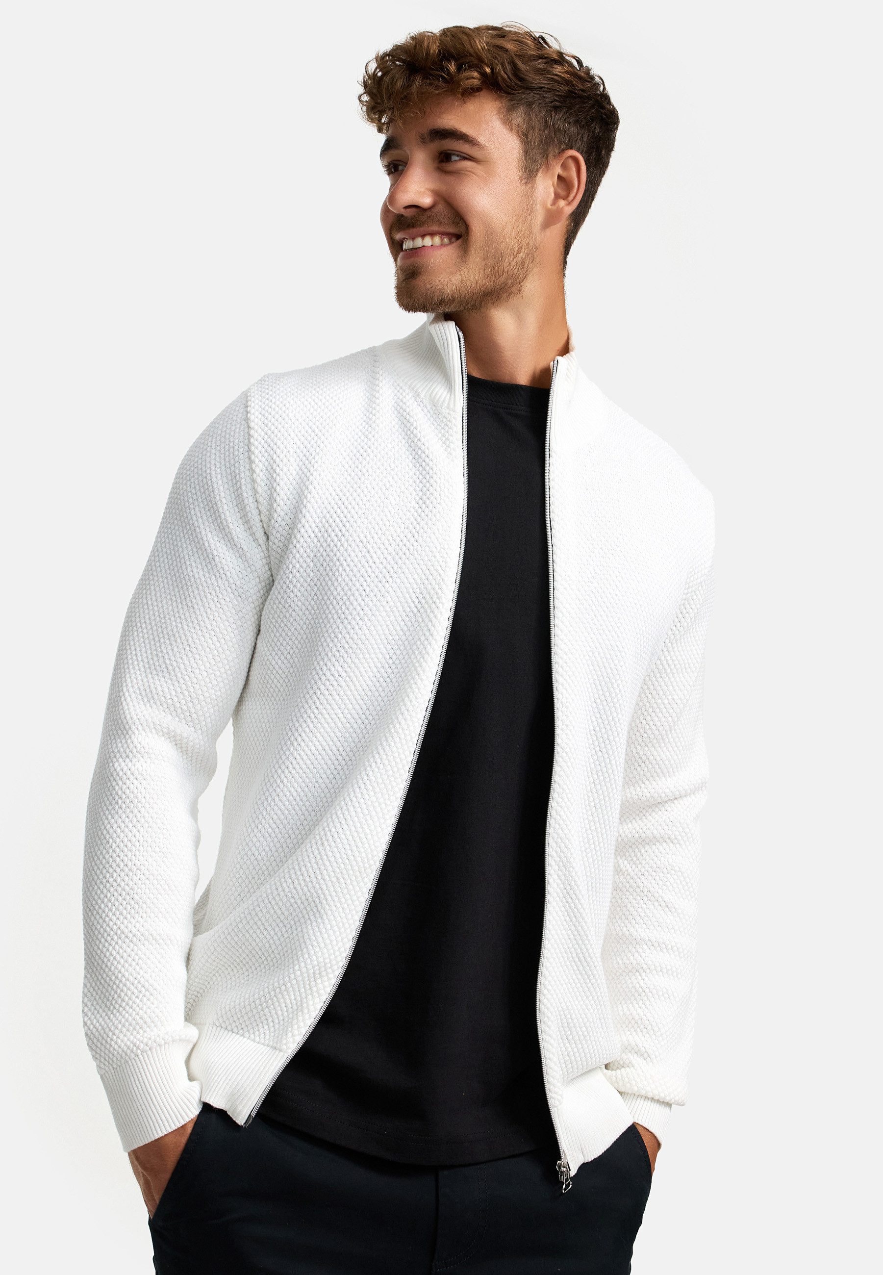 Kronstadt Strickjacke Herren KSErik Herrenstrickjacke Feinstrickjacke mit S günstig online kaufen