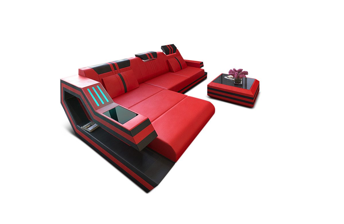 Sofa Dreams Ecksofa Ledercouch Ledersofa Ravenna günstig online kaufen