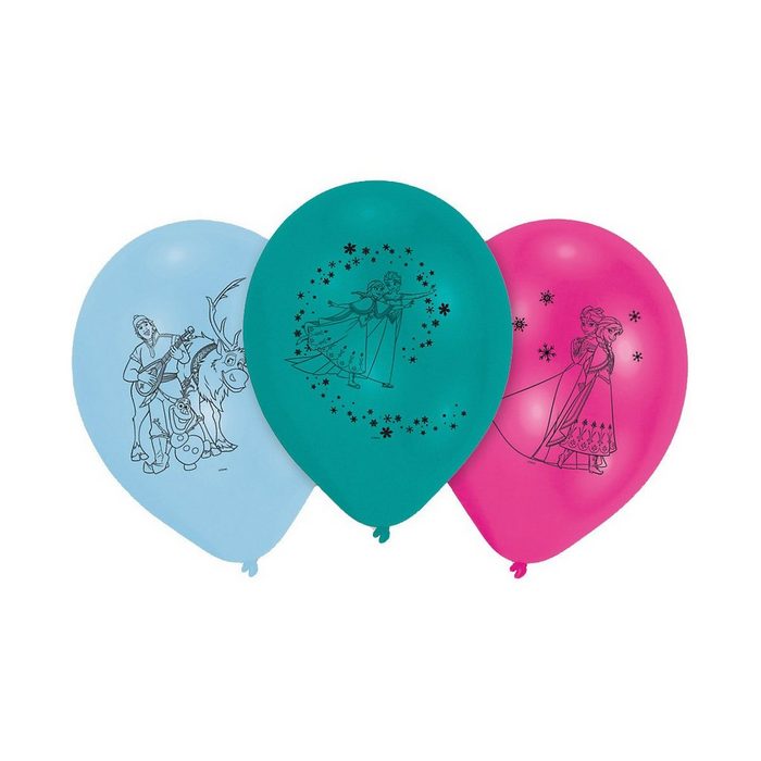 Amscan Luftballon Luftballon Eiskönigin 10 Stück