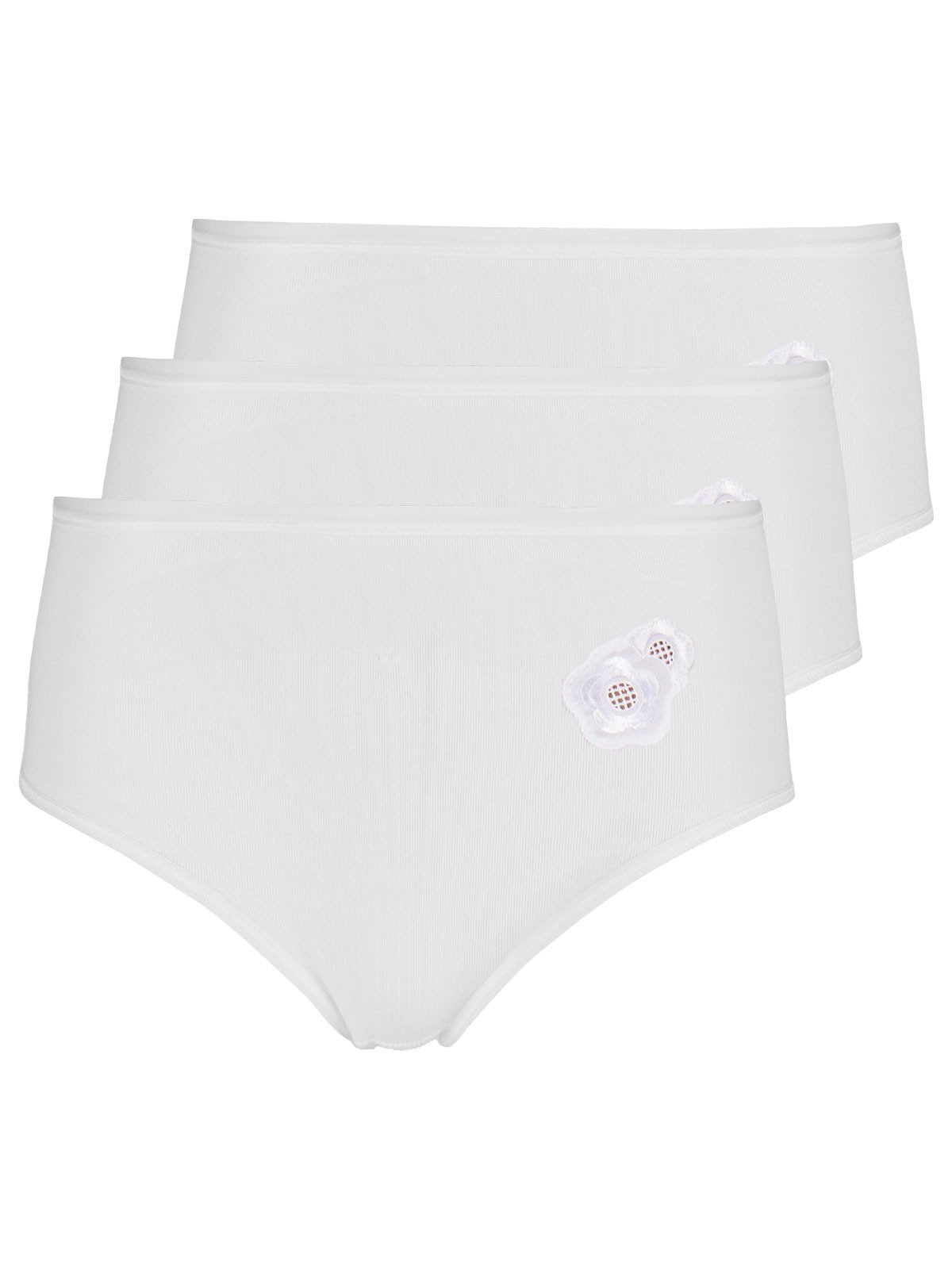 Nina Von C. Taillenslip 3er Pack Damen Taillenslip Daily (Packung, 3-St) Zwickel