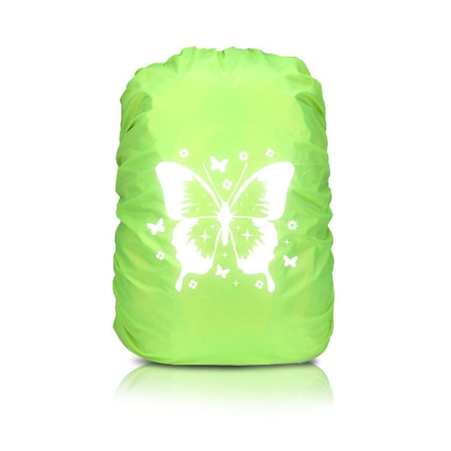 LuxusKollektion Rucksack-Regenschutz Regenhülle Rucksack Kinder Grün Schmetterling (1-St)