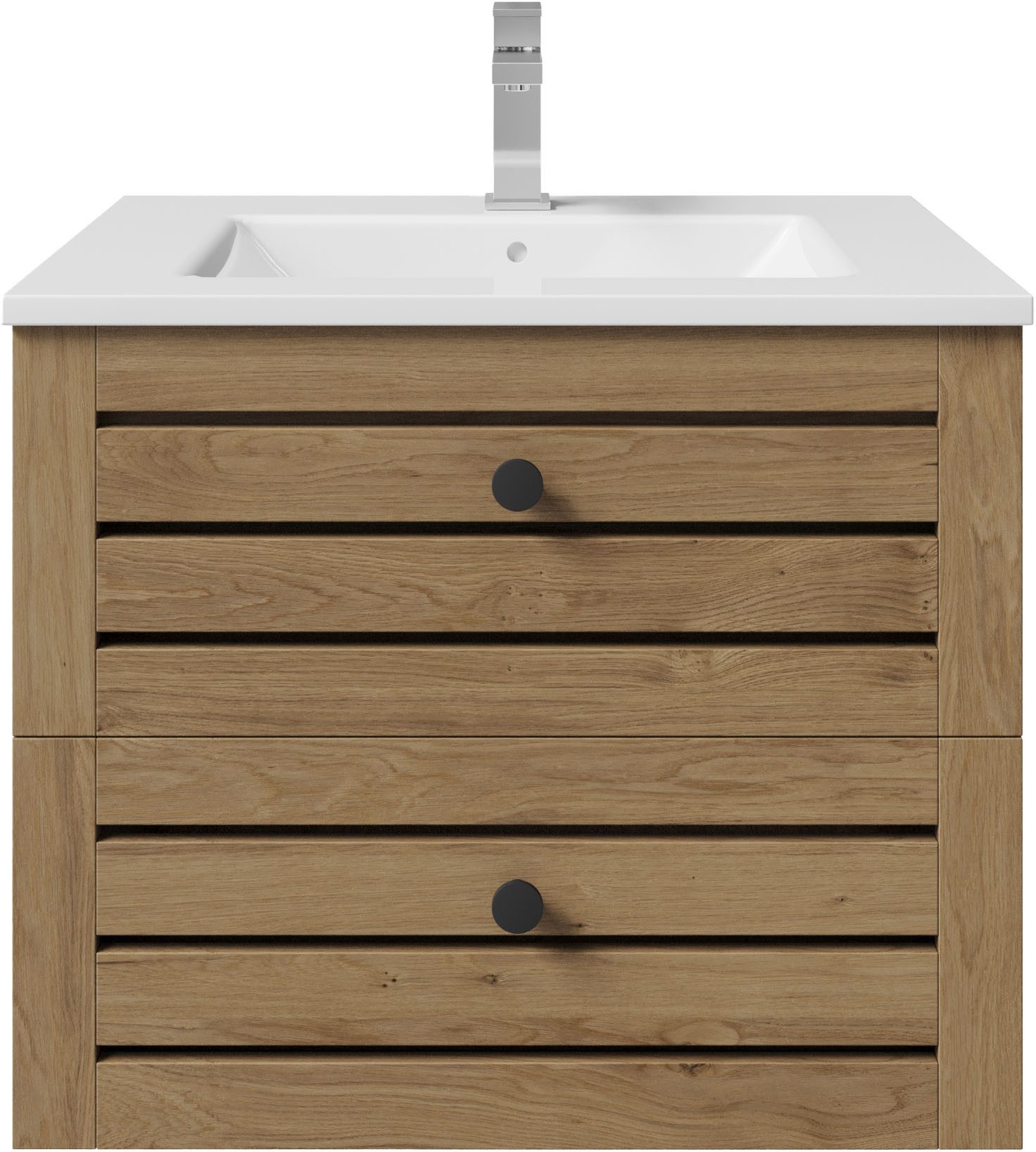 welltime Waschtisch Modena (1-St), mit 2 Schubladen, schwebend