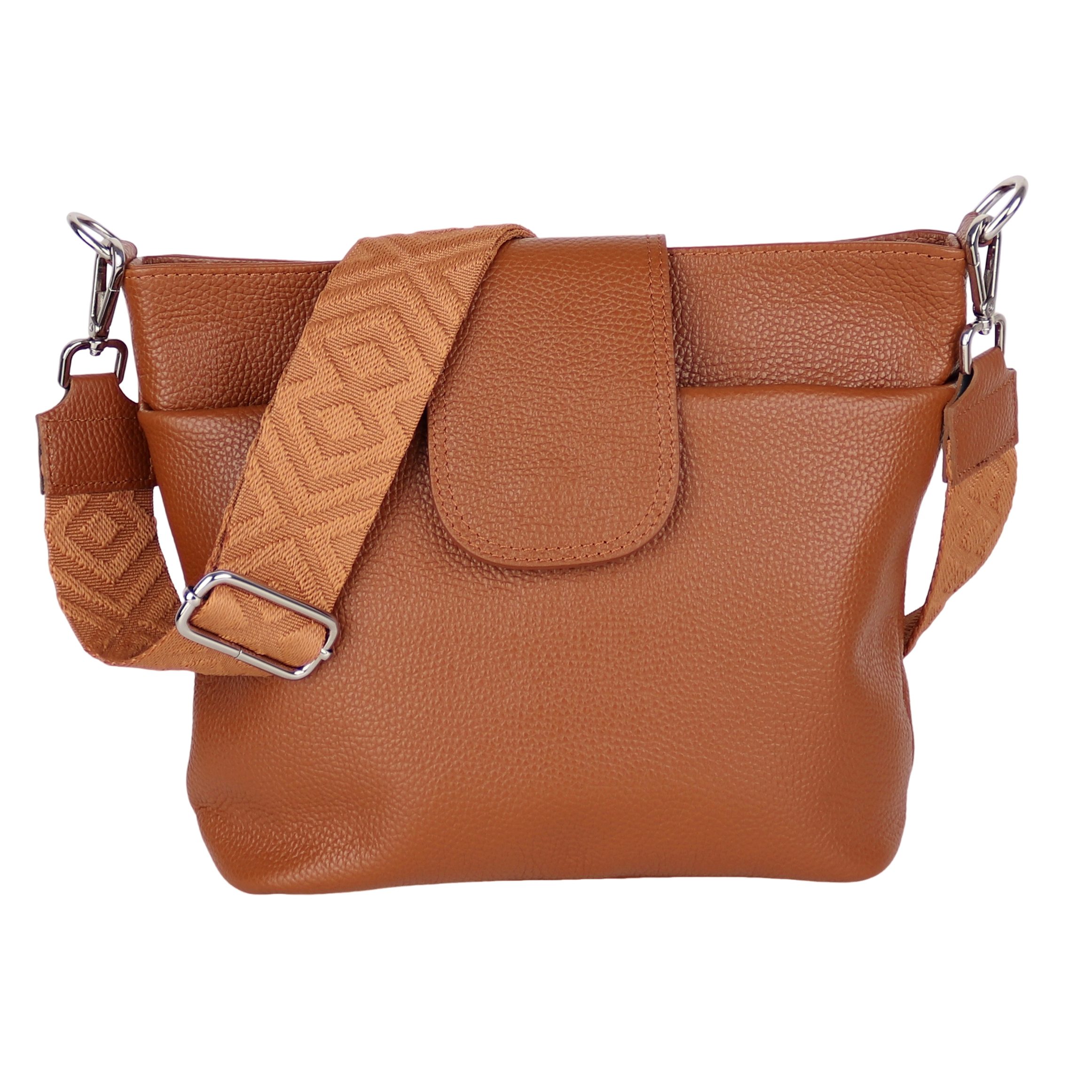 Update Version (2 Gurte): Cognac Fischgrät