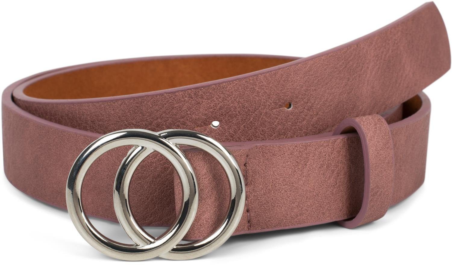 styleBREAKER Synthetikgürtel Gürtel mit Ringschnalle (1-St) günstig online kaufen