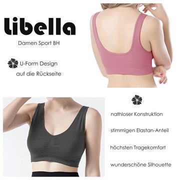 Libella Set: Soft-BH 3717-3747 (3er-Pack) Bügelloser Bustier Komfort-BH