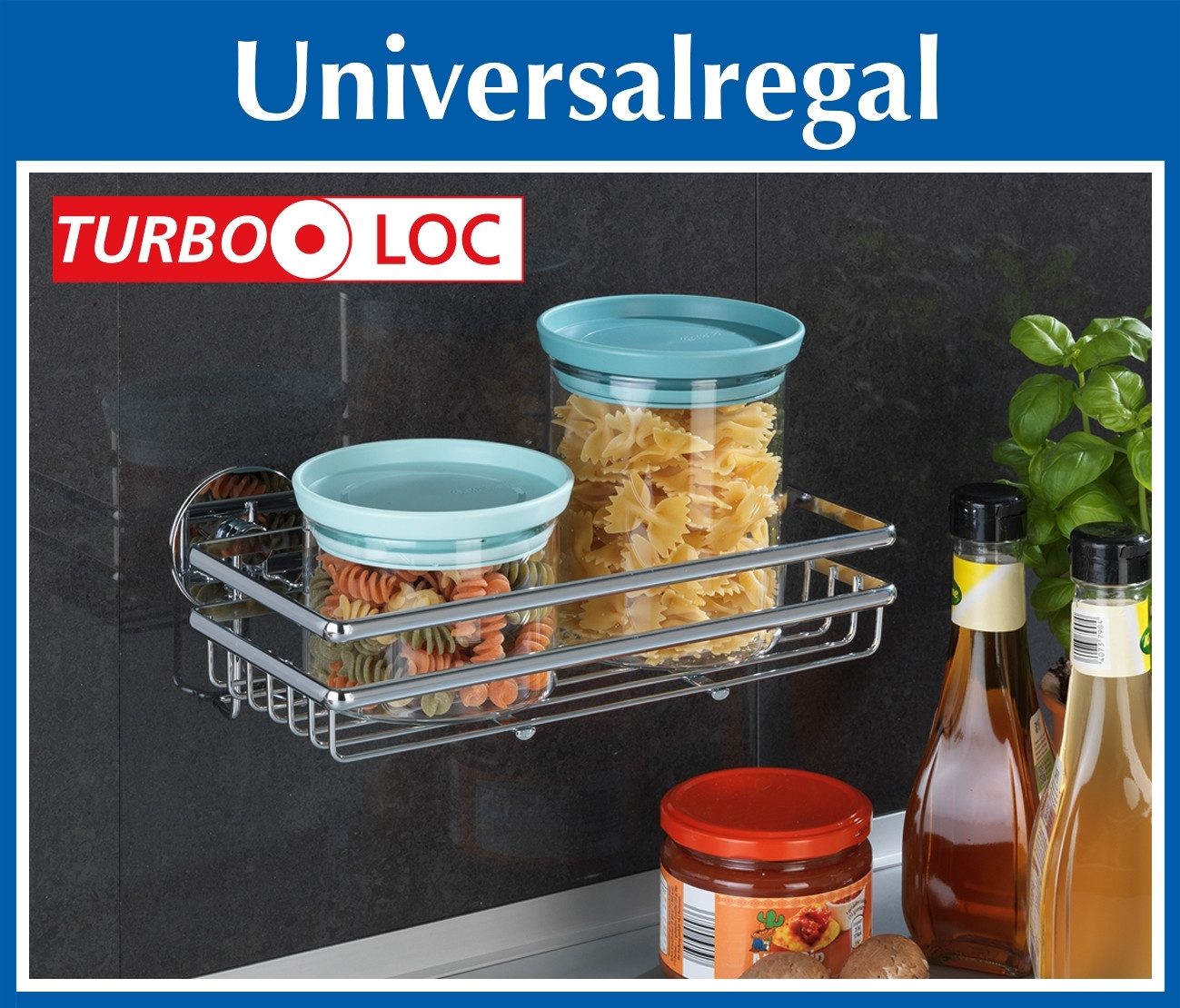 Küchenregal Universalregal Turbo-Loc Maße (B x H x T): 25 x 7 x 12 cm
