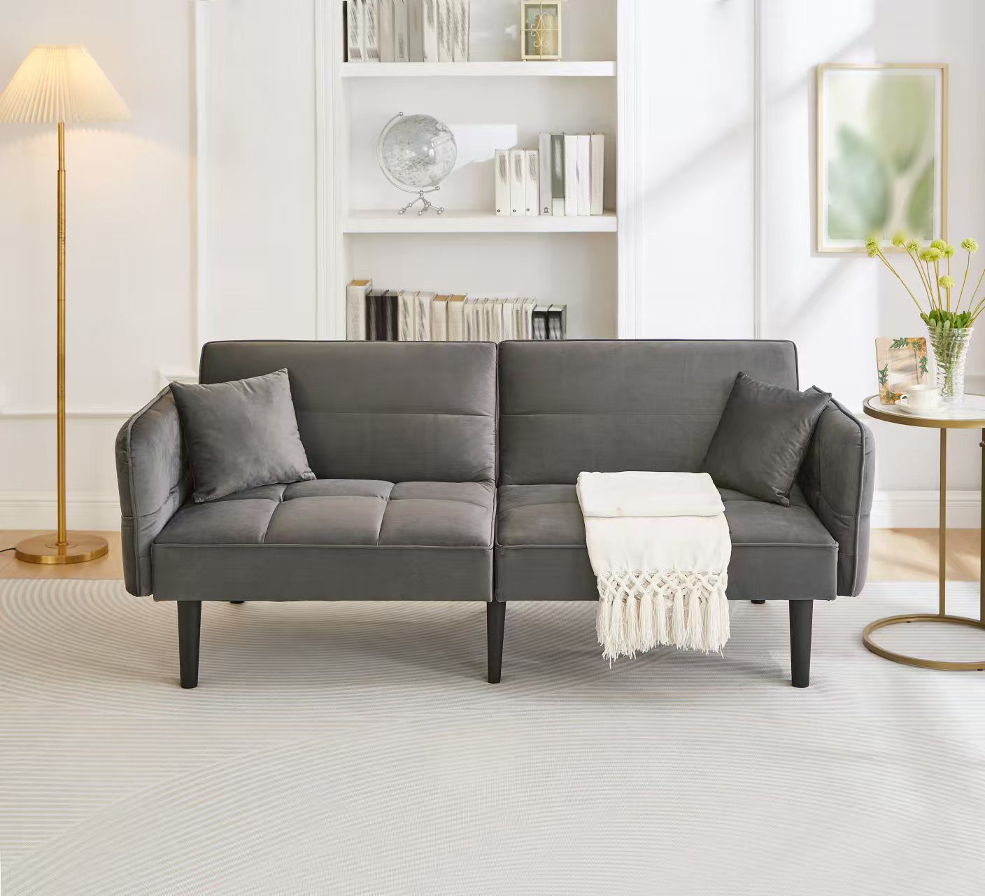 STILVORA Schlafsofa couch mit schlaffunktion,2-Sitzer sofas mit Verstellbar günstig online kaufen