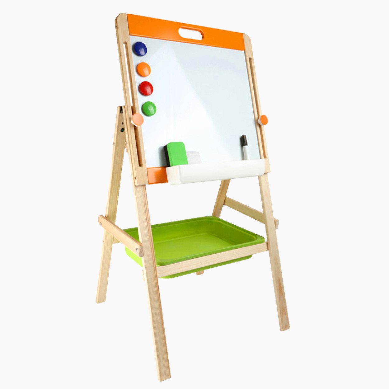 Small Foot Magnettafel Kreide- und Magnettafel, (packung, 13-tlg., karton), fördern das aktive Rollenspiel in punkto Schule und Unterricht