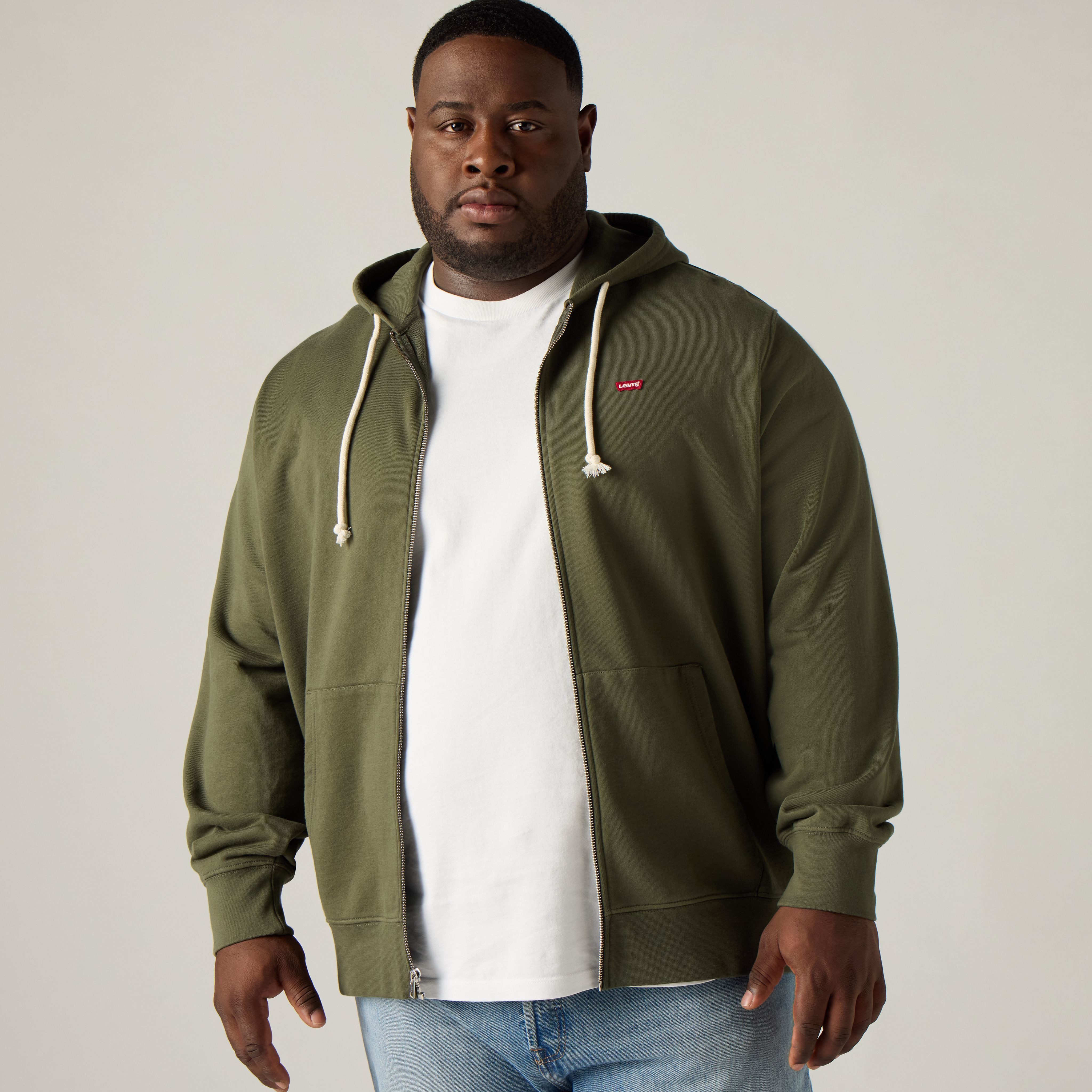 Levi's® Plus Kapuzensweatshirt mit dezentem Levi's® Batwing Logo