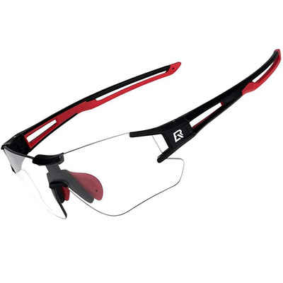 ROCKBROS Fahrradbrille 1012, (Sonnerbrille, Photochrome Radsportbrille), UV Schutz 400