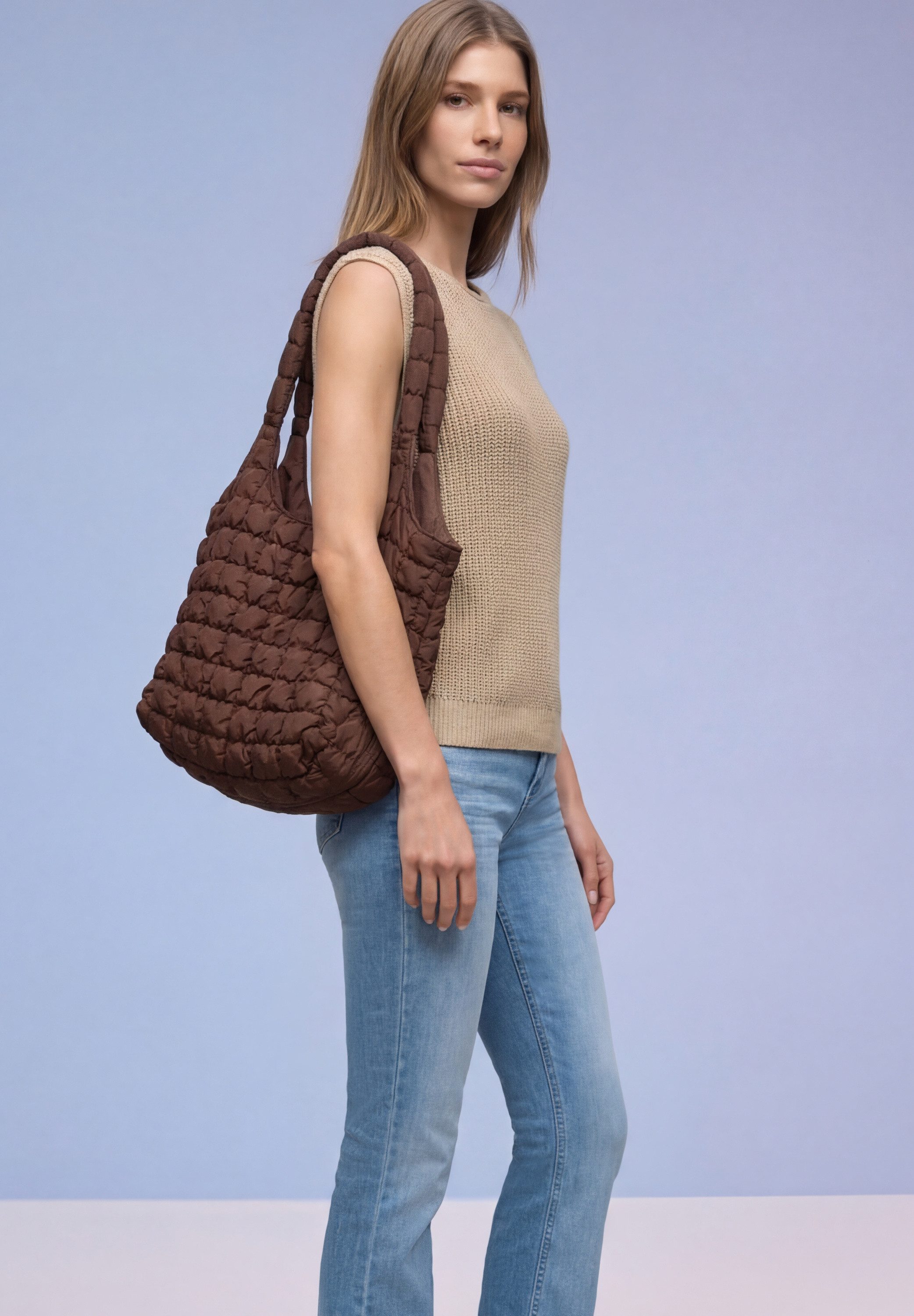 STREET ONE Pullunder in Strick-Optik