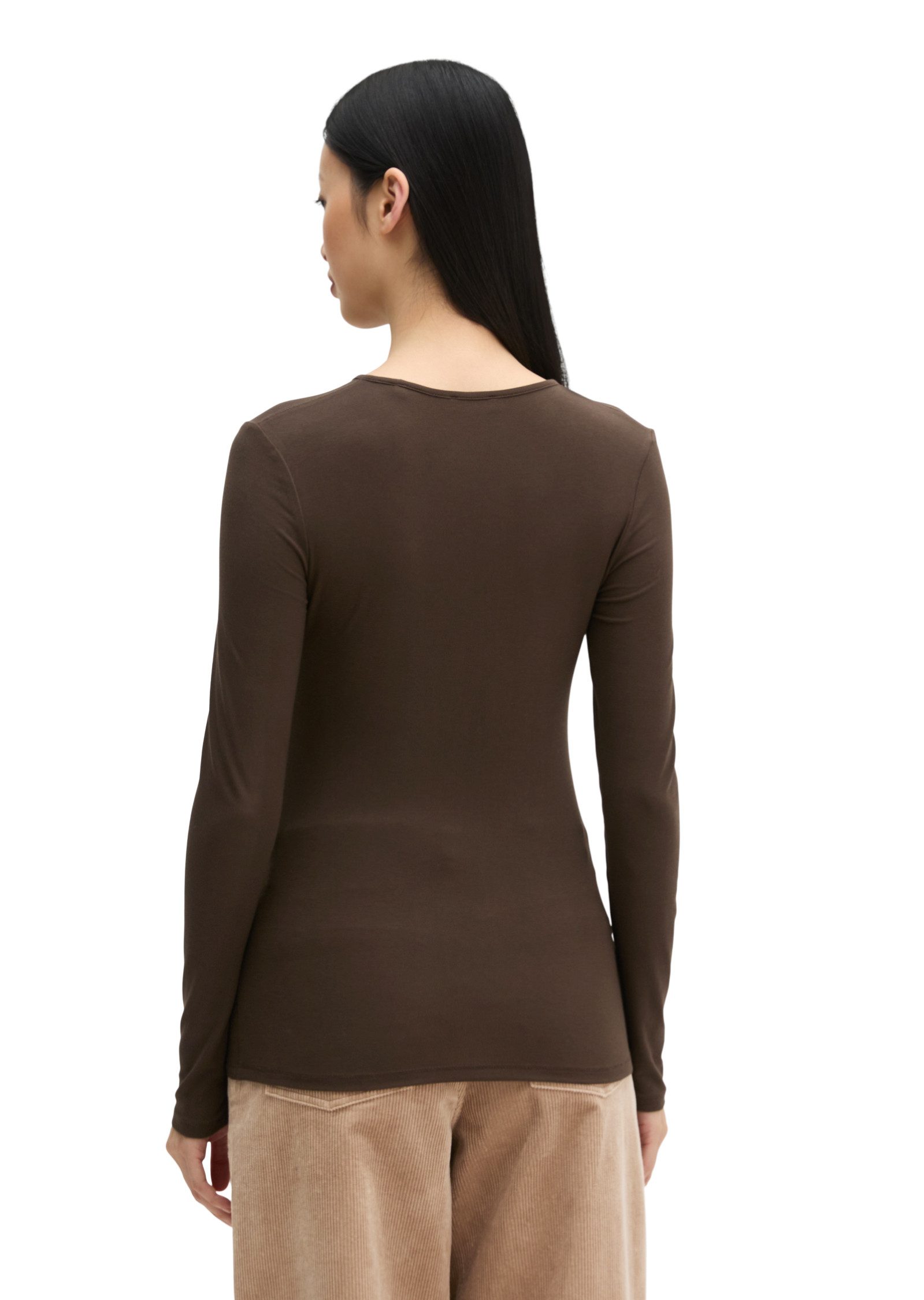 Marc O'Polo Langarmshirt aus TENCEL™ Modal-Stretch – Bild 3 von 5