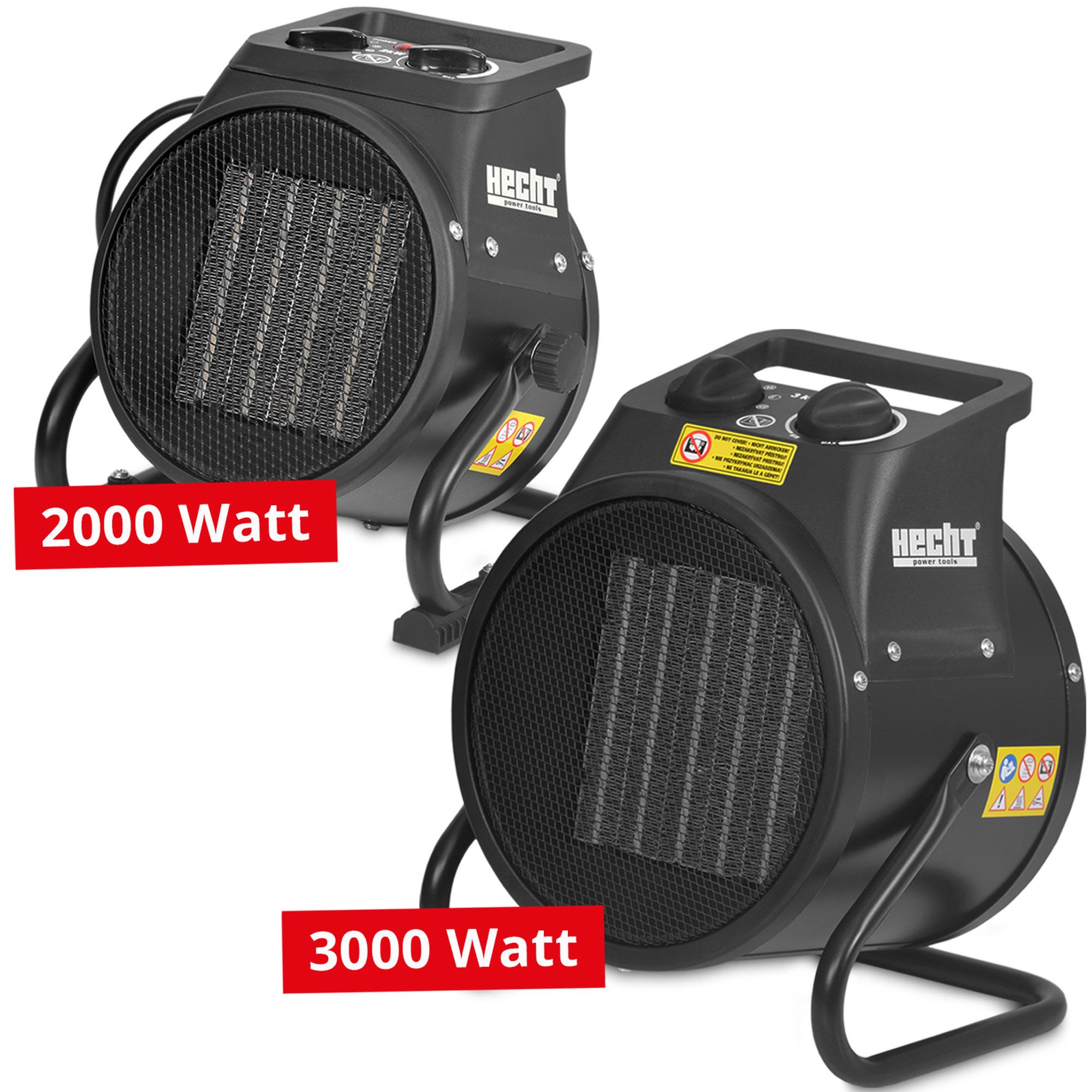 Hecht Keramikheizlüfter Heizgerät Heizung 3542 & 3543, 3000 W, 3 Stufen, Tr günstig online kaufen