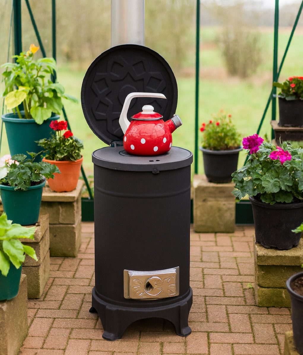 ECOfoxx Grillkamin Gartenofen Gartenkamin Zeltofen Gewächshausheizung Gustav