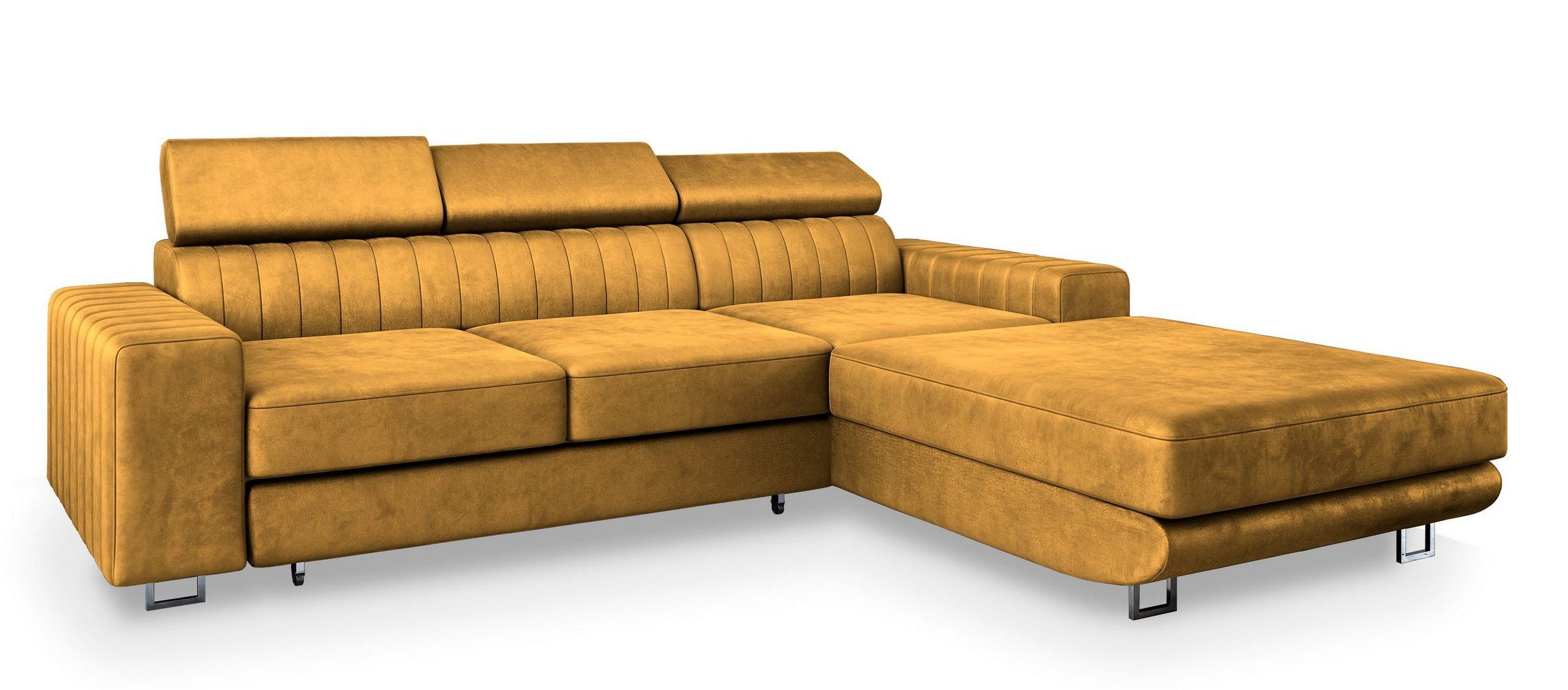 Masseno Ecksofa NOTO mit Schlaffunktion L-Form, Sofa mit Bettkasten