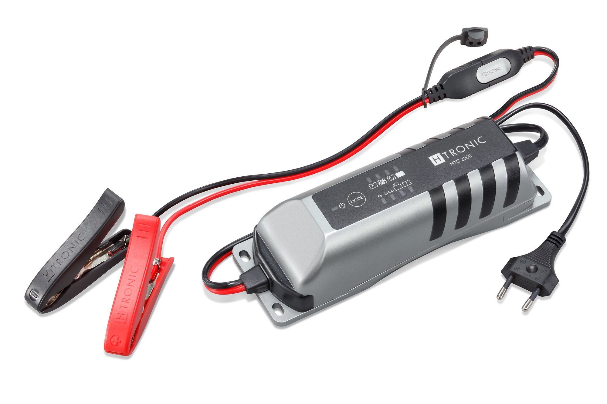 H-Tronic Automatik-Ladegerät HTC 2000, 12V 2A Bleiakku-Ladegerät