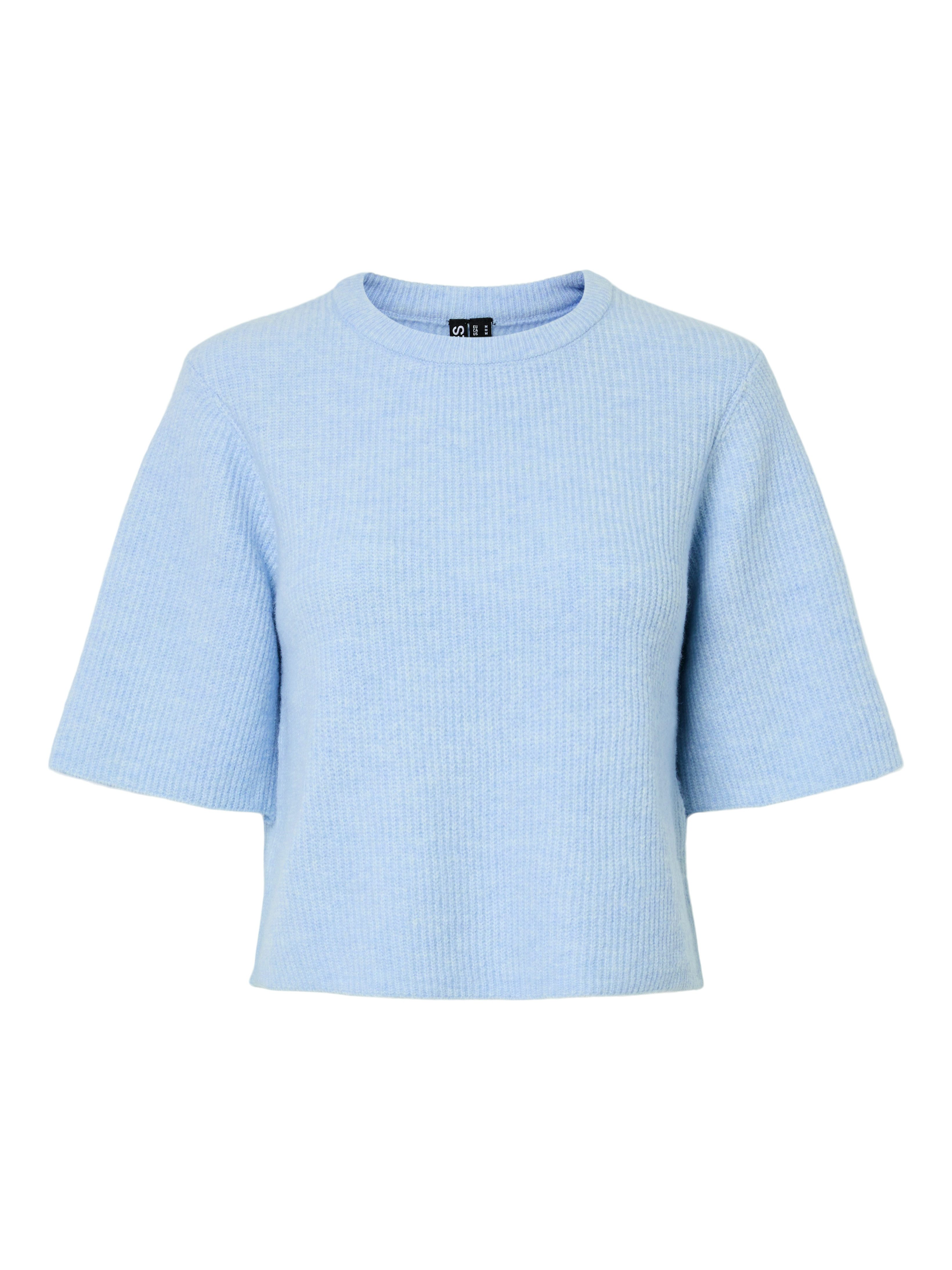 Strickpullover PCSILLY SS O-NECK KNIT NOOS BC