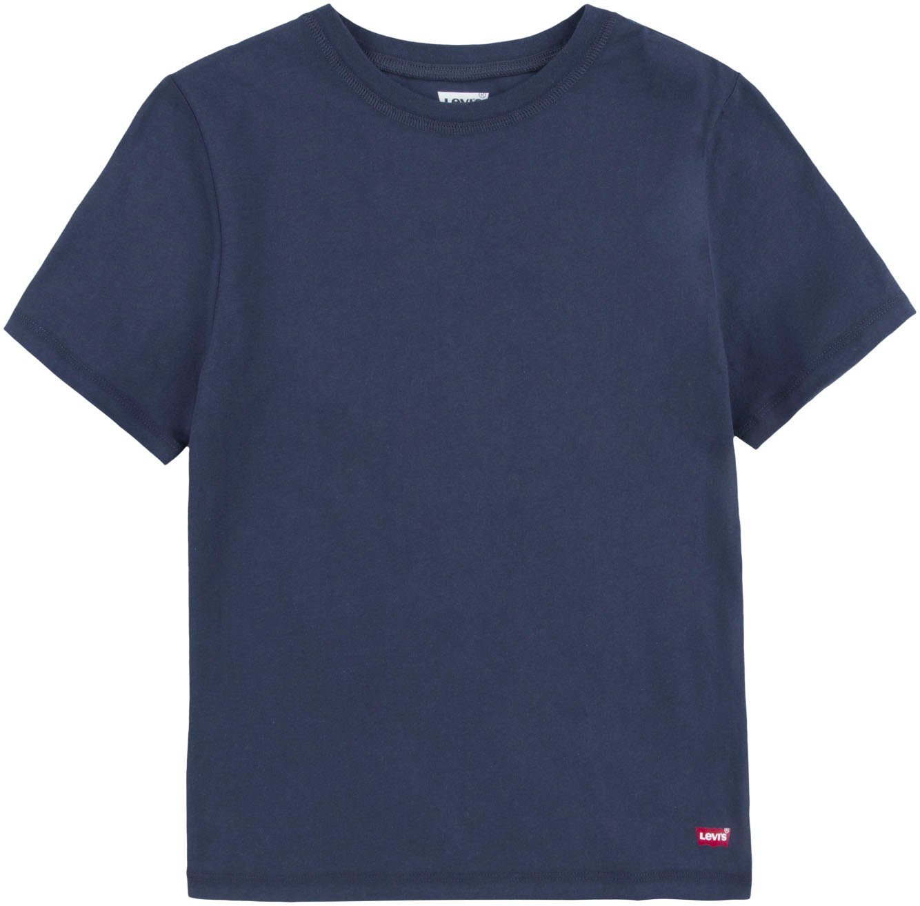 CREW 2PK for dress Kids Levi's® TEE (2-tlg) BOYS T-Shirt blue NECK