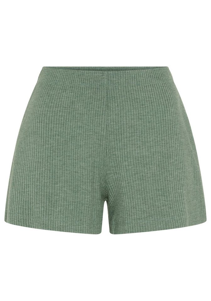 Copenhagen Studios Pyjamashorts aus elastischer 4x4 Rippqualität