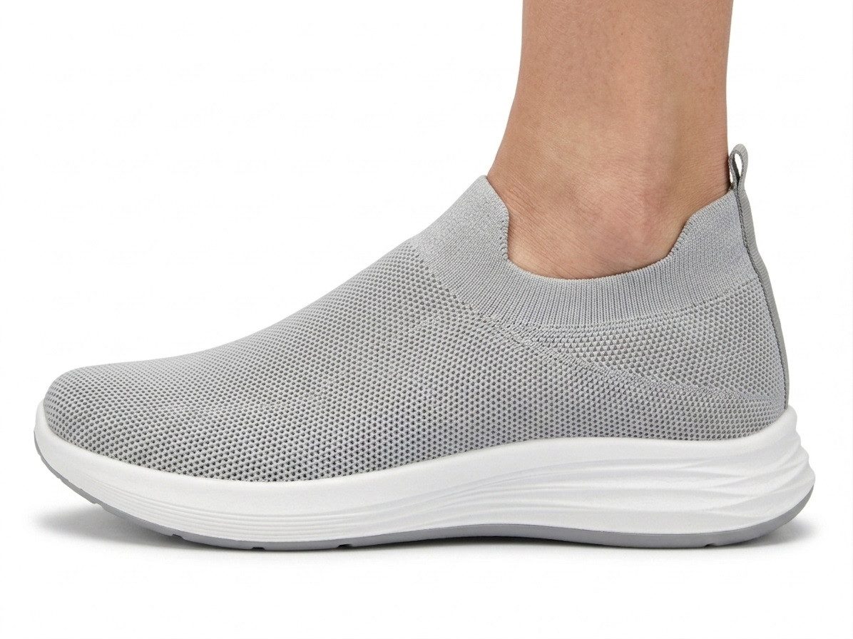 Pogolino PG160 Slip-On Sneaker Damen Slip-On Sneakers dehnbar herausnehmbare Sohle atmungsaktiv