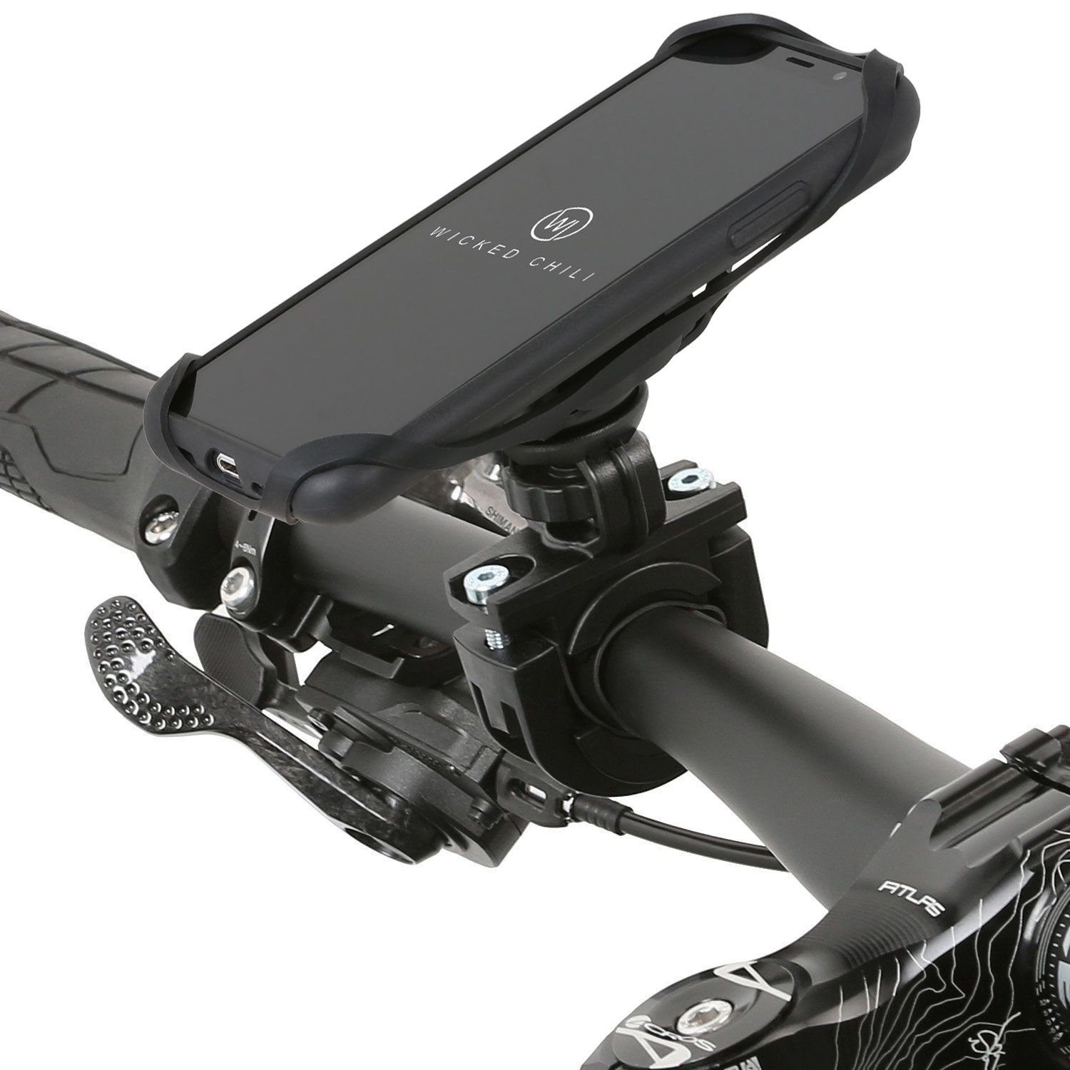 Handy-Halterung QuickMOUNT Fahrrad Motorrad Halterung für iPhone XS / X