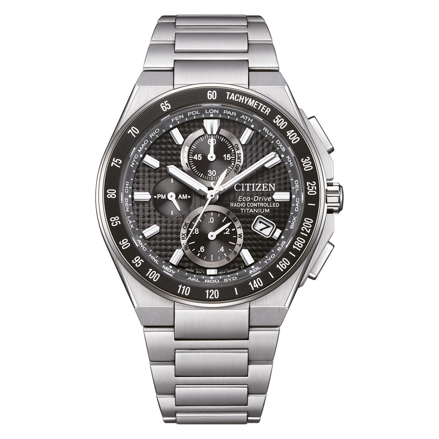 Citizen Funkchronograph Radio Controlled AT8390-55E, Armbanduhr, Solar, Herrenuhr, analog, Tag, Stoppfunktion