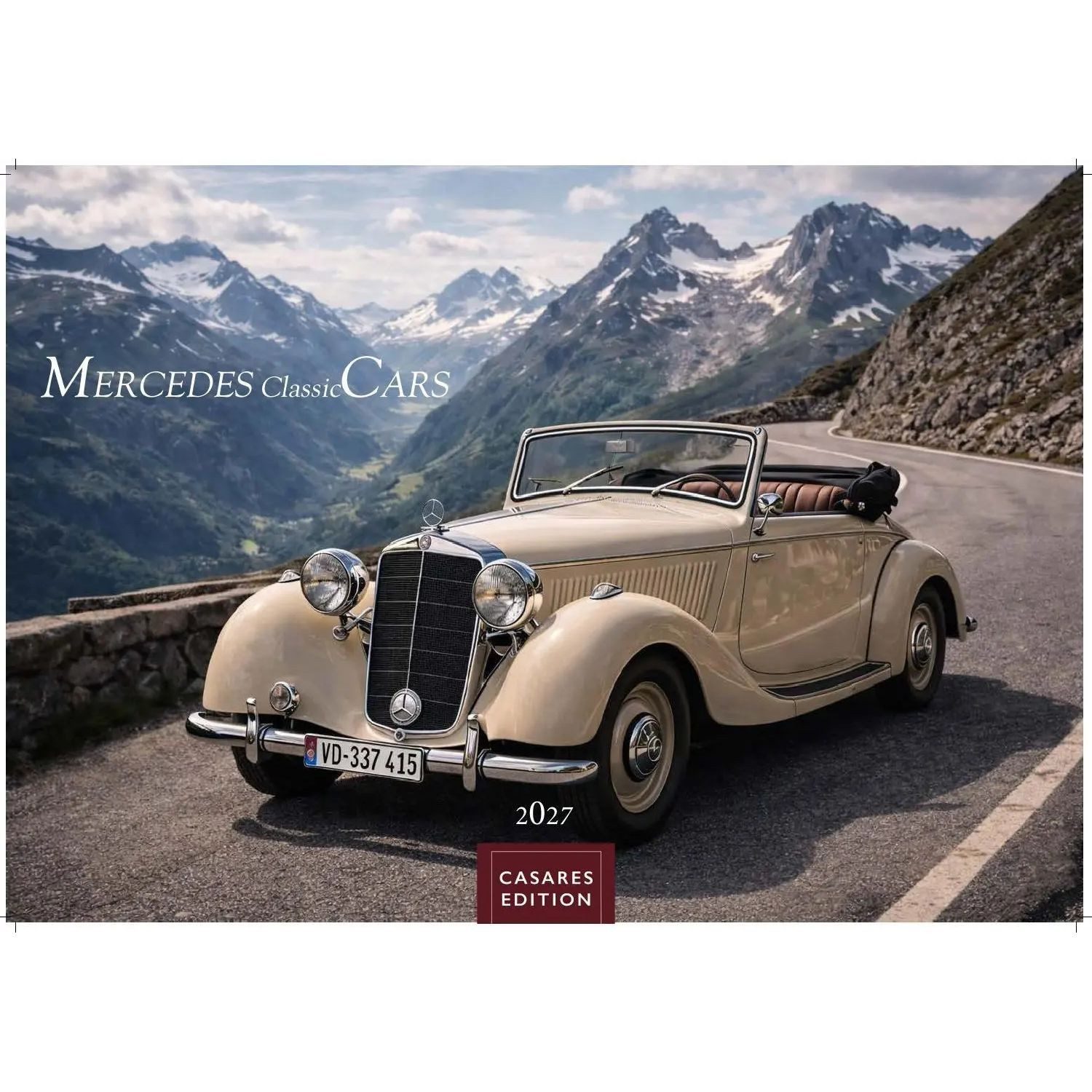 Wandkalender Mercedes Classic Cars Kalender 2027 - Wandkalender, Fotokalender...