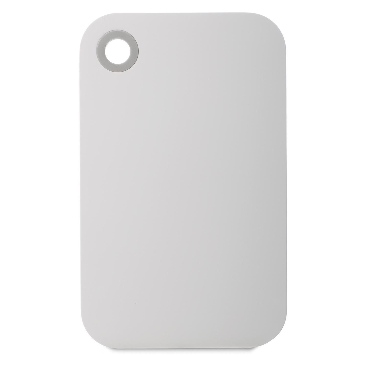 Mepal Frühstücksbrett NORDIC, 26 x 16 cm, Weiß, Spülmaschinengeeignet, Melamin, (1-St), mit Öse zum Aufhängen