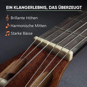 MAVURA Saiten Gitarrensaiten Set Nylon Klassisch Gitarren Saiten, für Konzertgitarre Akustikgitarre Nylonsaiten [6er]