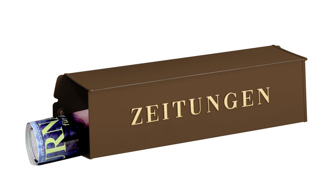 Burg Wächter Zeitungsrolle Burg Wächter Zeitungsbox 808 kupfer 120 x 425 x