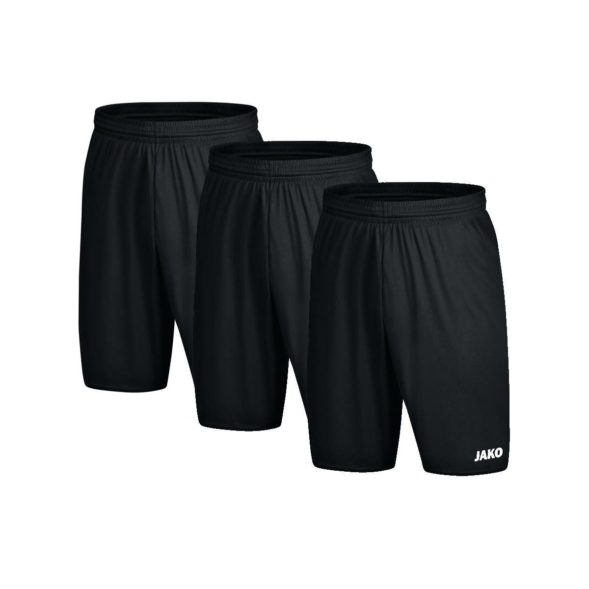 Jako Sweatbermudas Sporthose Manchester Fussball Short (Pack, 3 er Stück)