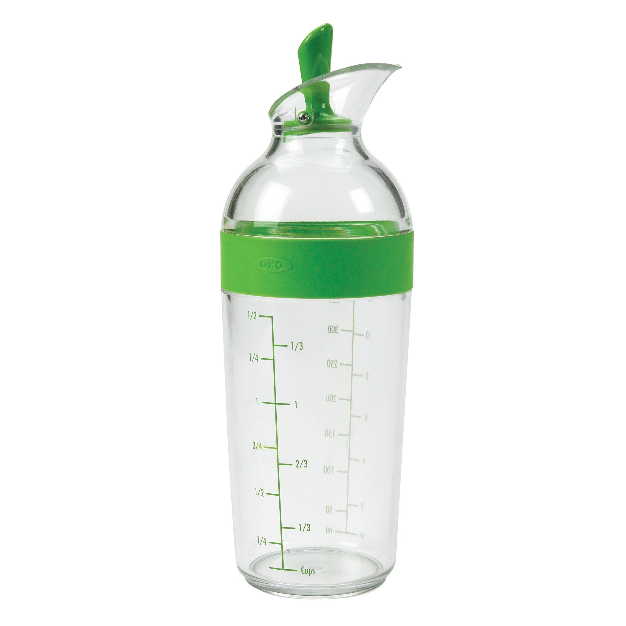 OXO Good Grips Dressing Shaker Salatdressing-Shaker Dressing Shaker für Salatsoßen, Dressing und Marinaden grün