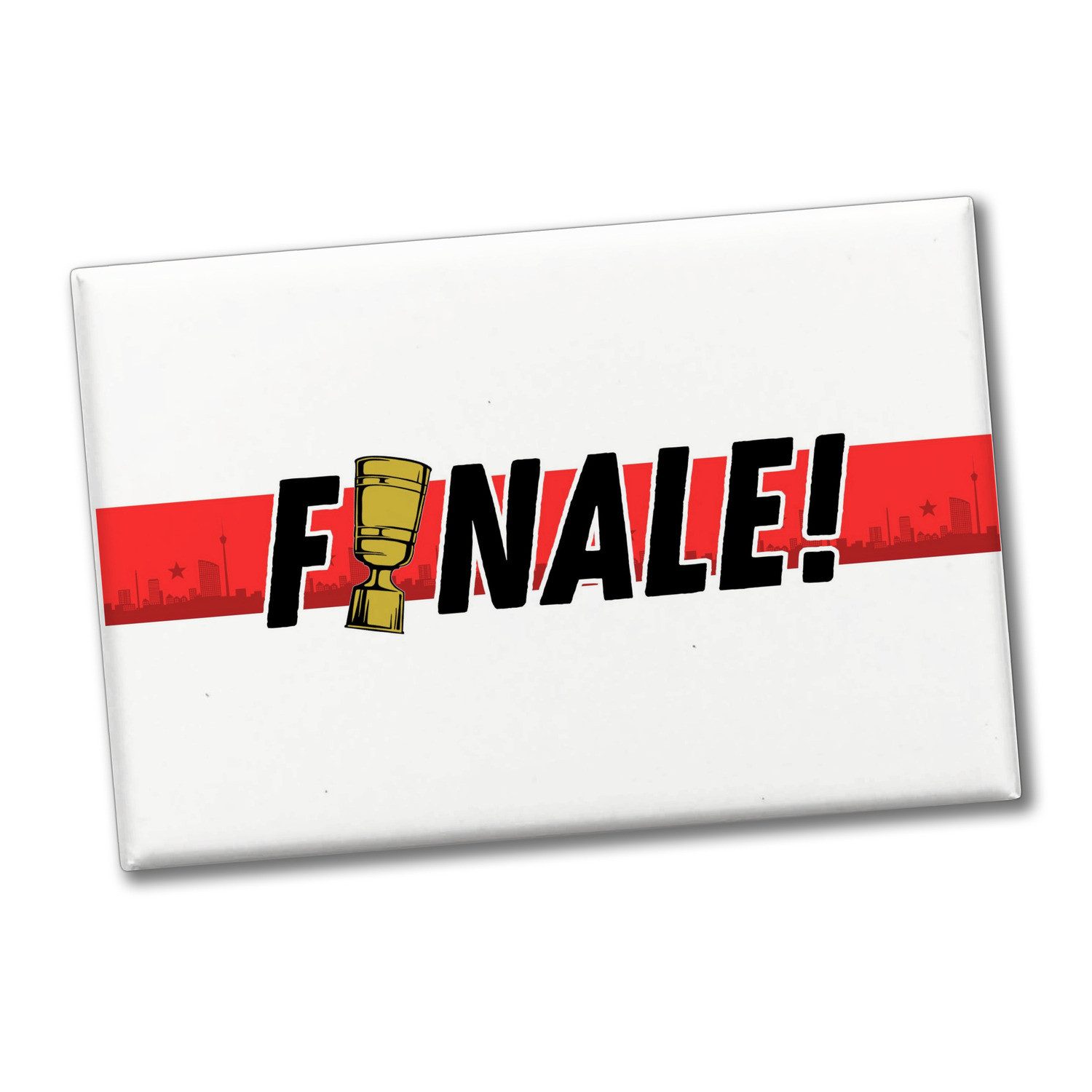 speecheese Magnet Stuttgart Brustring Finale Souvenir Souvenir Magnet mit Skyline