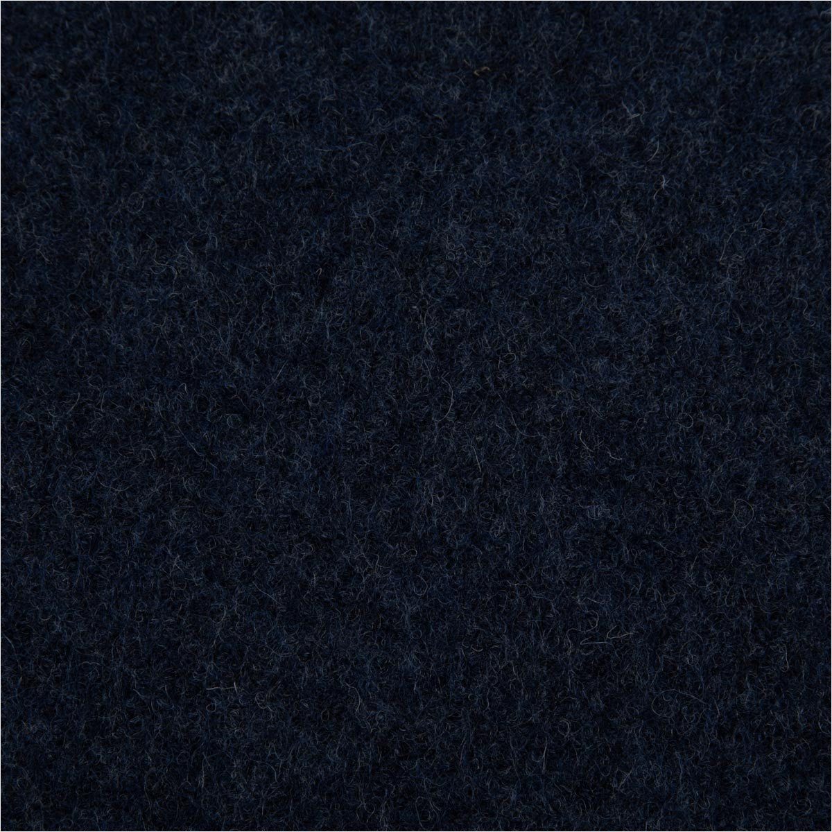 SCHÖNER LEBEN. Stoff Walkloden Stoff Meterware indigo-blau 140cm, atmungsaktiv