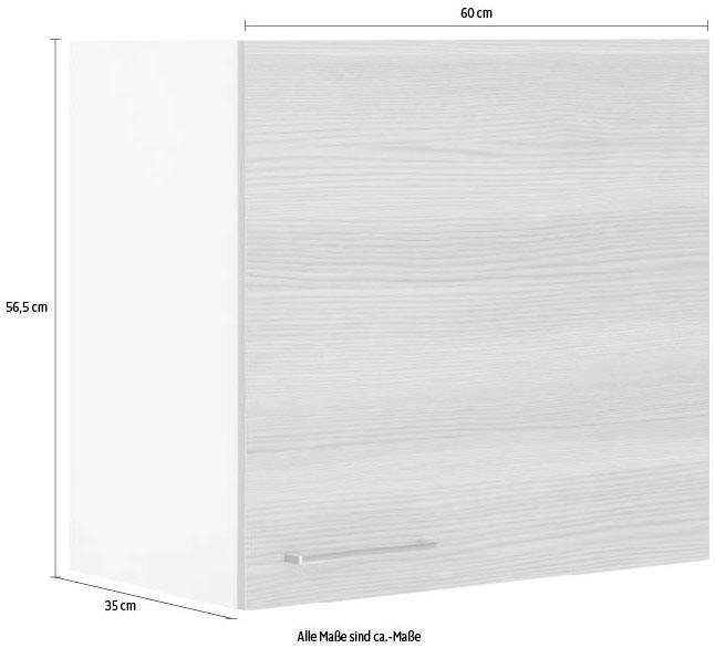 zen wiho Breite cm esche/weiß Hängeschrank Küchen Zell 60