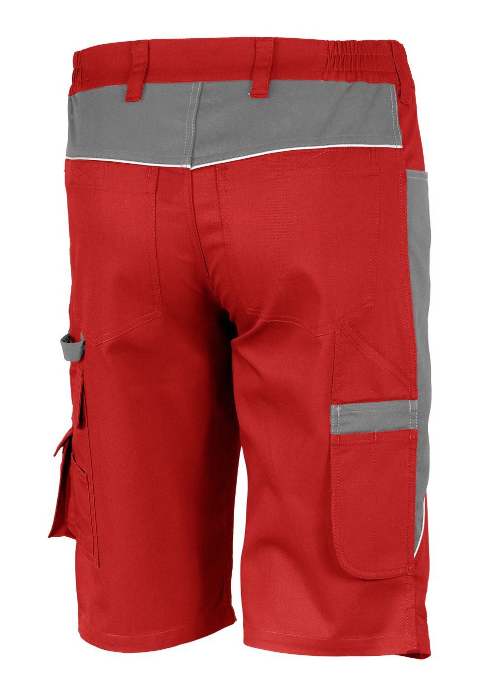 Qualitex Workwear Arbeitsshorts strapazierfähige PROfessionals Shorts aus faserverstätktem Gewebe (1-tlg) kurze Arbeitshose MG 245 g mit 10 Taschen - Pflegeleicht - Waschbar
