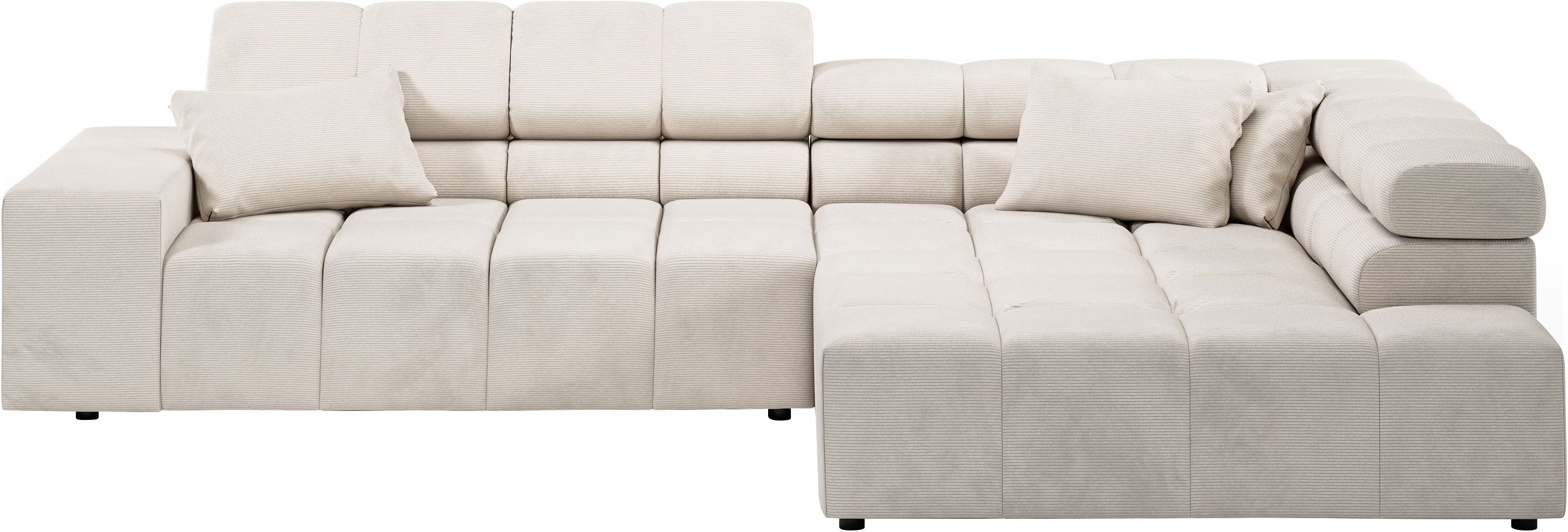 INOSIGN Ecksofa Ancona incl. Kopfteilverstellung, OTTOs günstig online kaufen