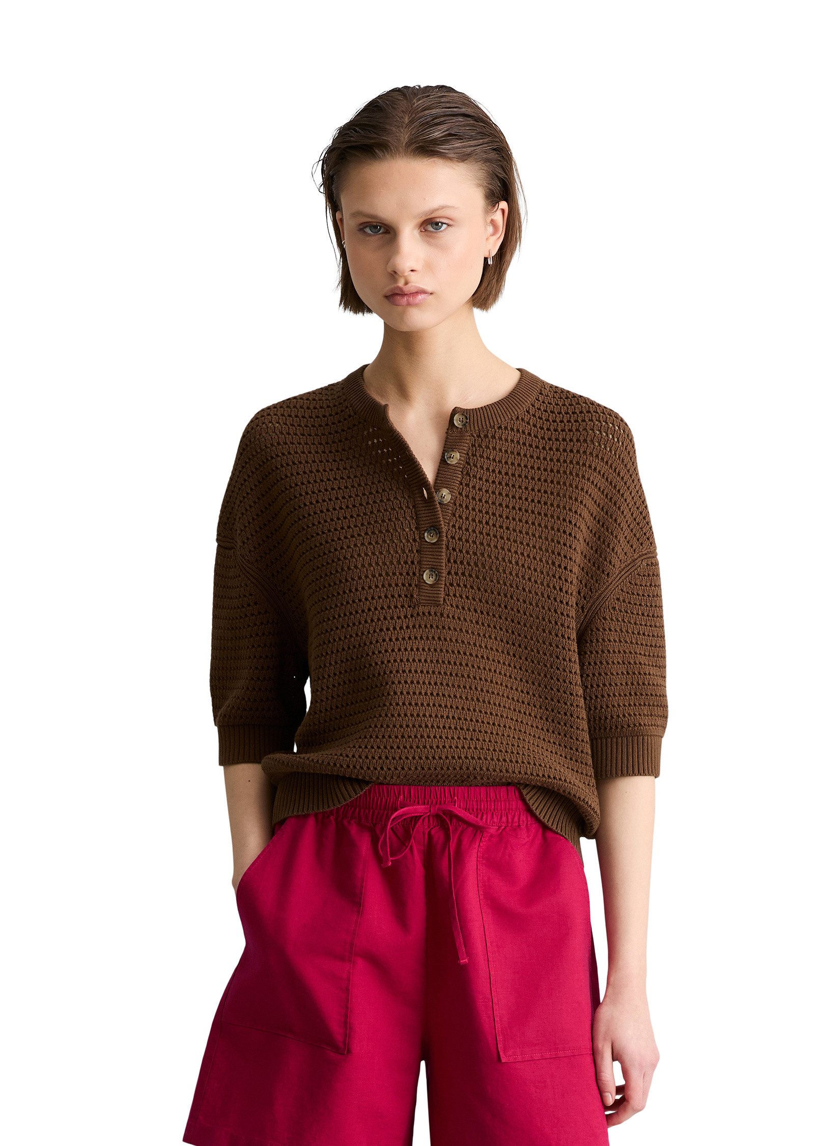 Marc O'Polo DENIM Strickpullover aus Organic Cotton