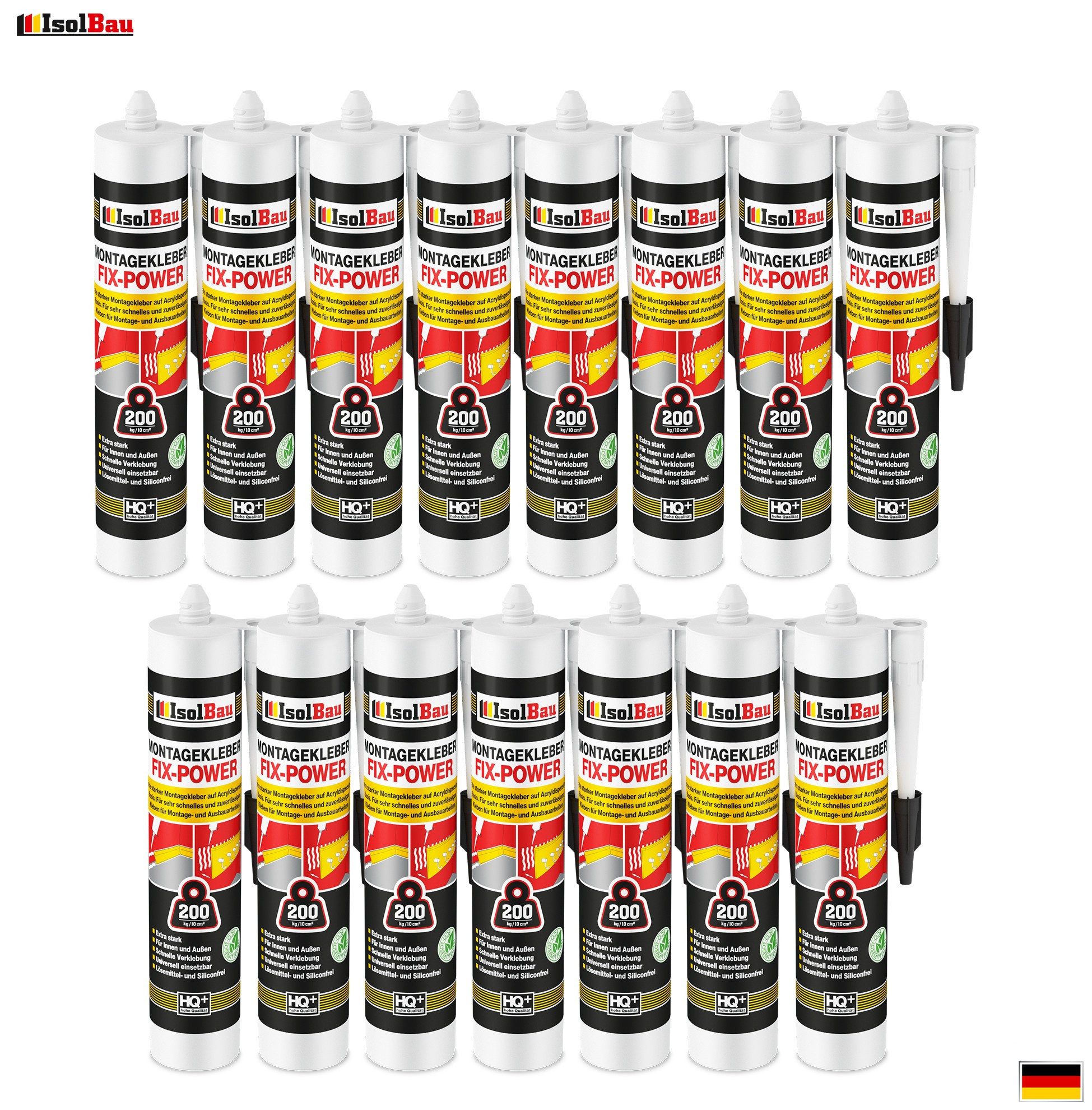 None Montagekleber Montagekleber FIX-POWER Baukleber 15x 480g Alleskleber, günstig online kaufen