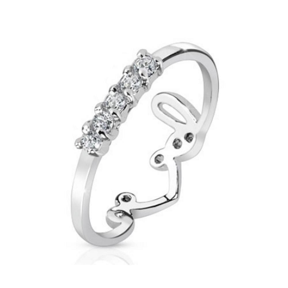 Zehenring Zehenring Krone Silber aus Messing Unisex