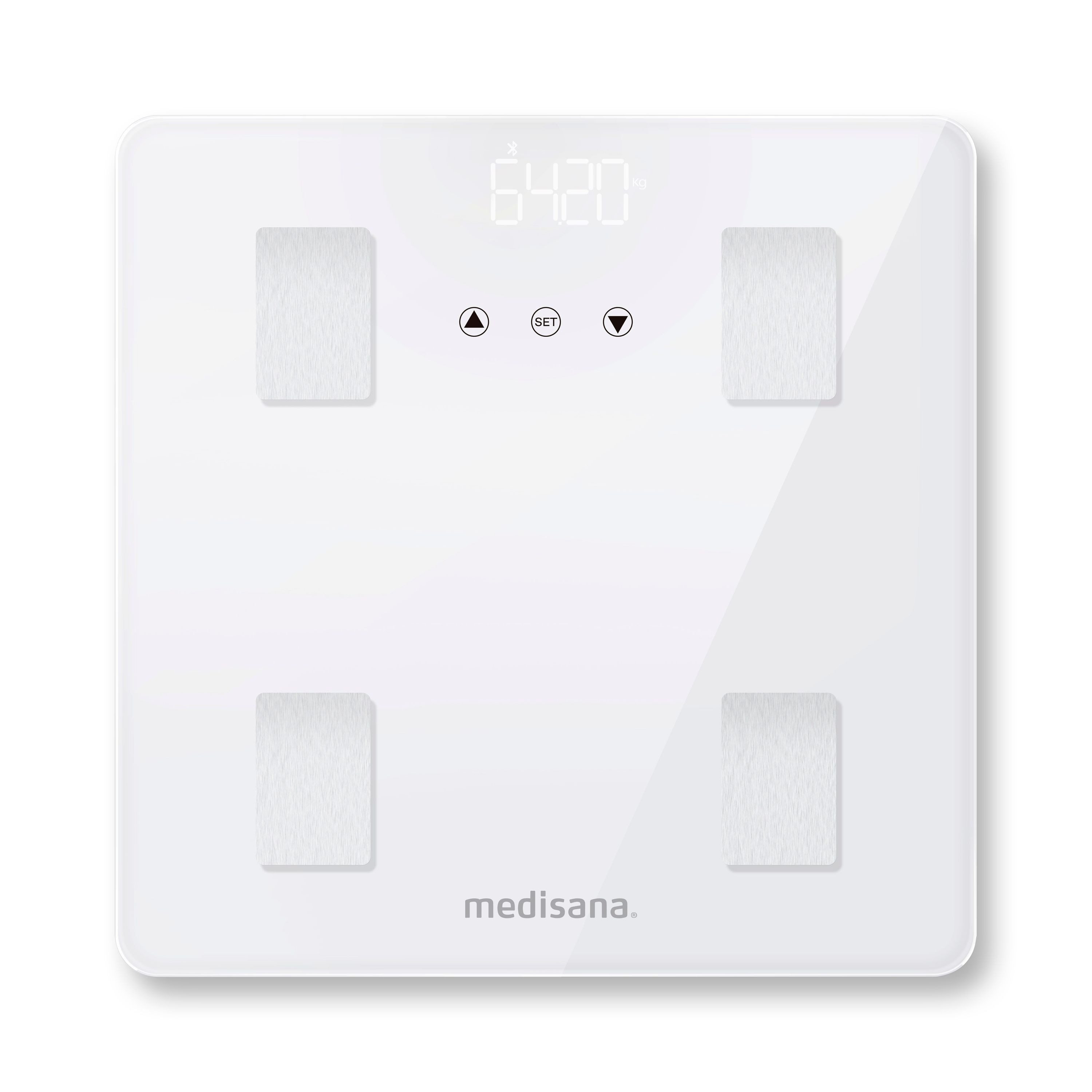 medisana Körper-Analyse-Waage BS 414 connect mit VitaDock+ App